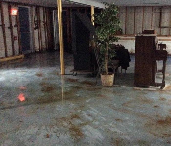 Commercial Water Damage in Belmar, NJ Before